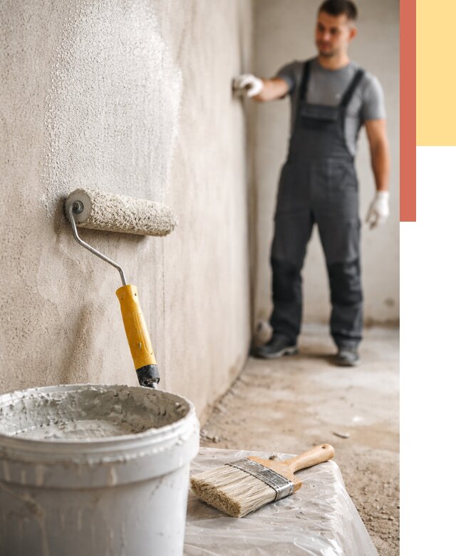 Нанесение бетоноконтакта на стены в Москве от 4499 руб. быстро и недорого | ОТДЕЛОЧНИКМск