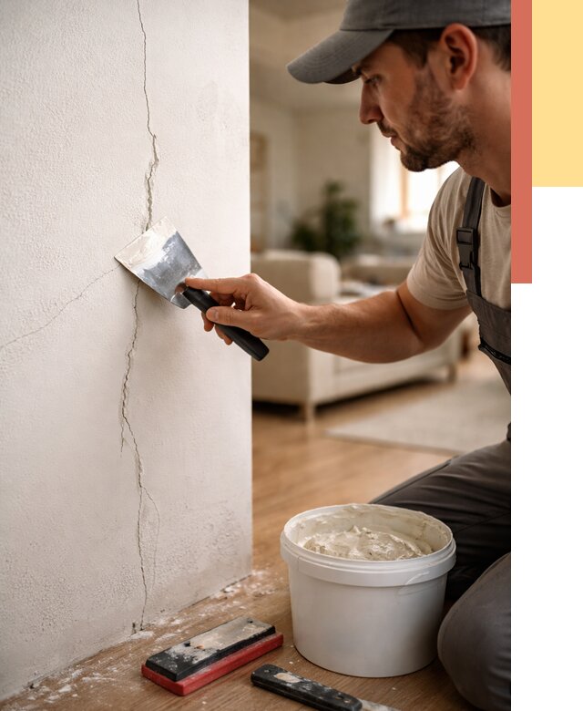 Заделка трещин и сколов в Москве от 2624 руб. — быстро и недорого | ОТДЕЛОЧНИКМск