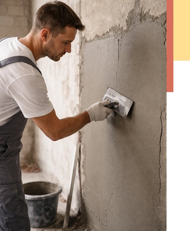 Штукатурка стен под плитку в Москве от 4499 руб./м2 — выравнивание под плитку | ОТДЕЛОЧНИКМск