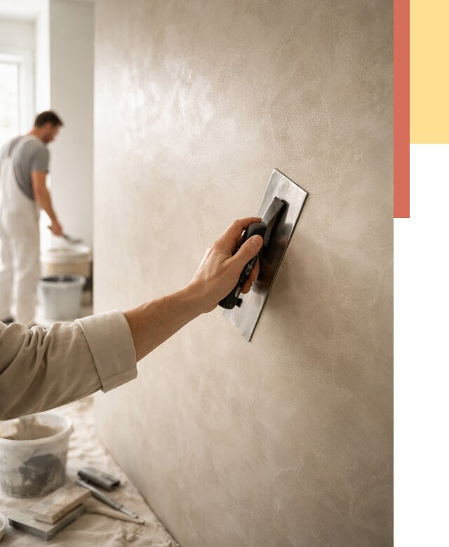 Венецианская штукатурка в Москве от 3749 руб/м² — нанесение стен под ключ | ОТДЕЛОЧНИКМск