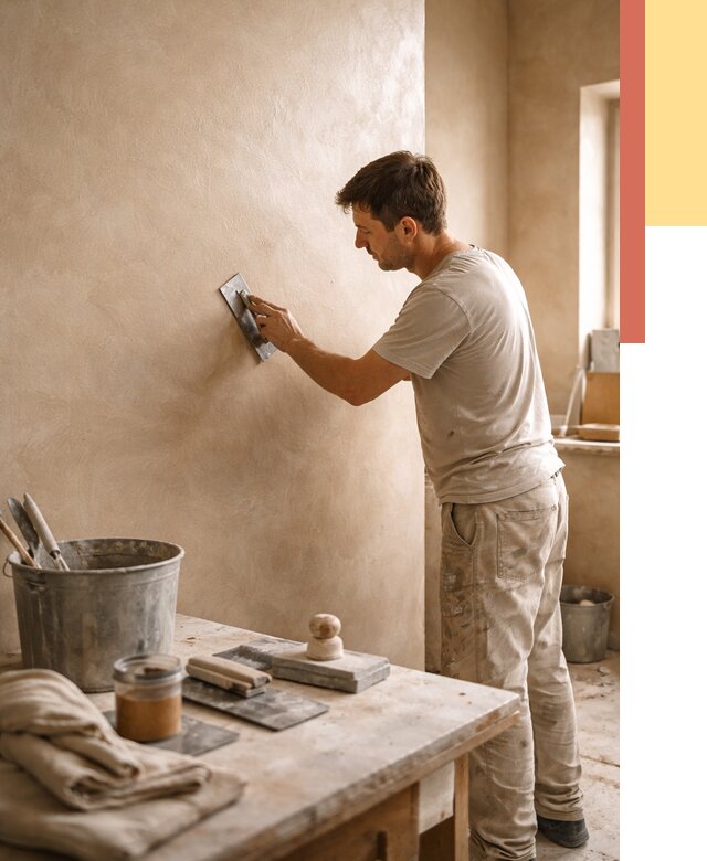 Марокканская штукатурка таделакт в Москве под ключ от 4499 руб. | ОТДЕЛОЧНИКМск