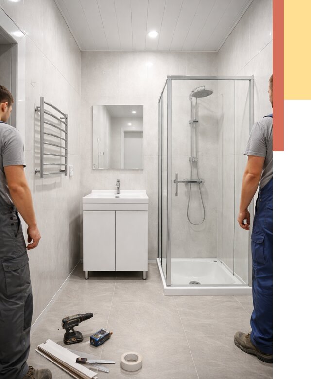 Отделка ванной комнаты панелями ПВХ в Москве от 4820 руб. за м2 | ОТДЕЛОЧНИКМск