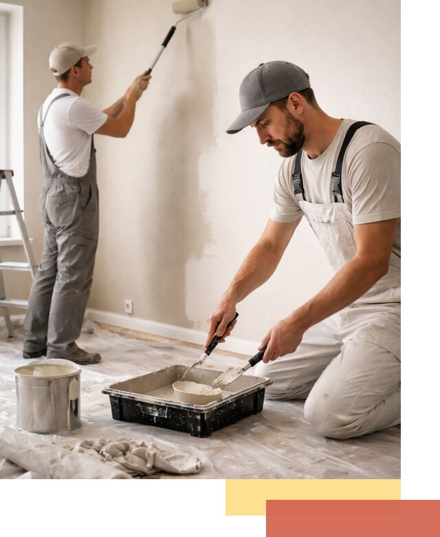 Покраска стен в квартире в Москве — профессионально и аккуратно