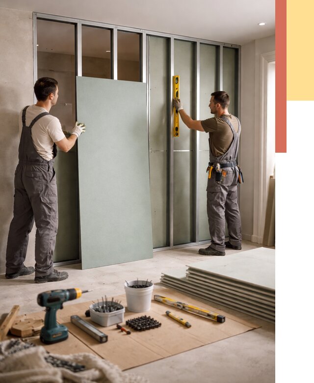 Перегородка из влагостойкого гипсокартона в Москве от 5141 руб. — монтаж под ключ | ОТДЕЛОЧНИКМск