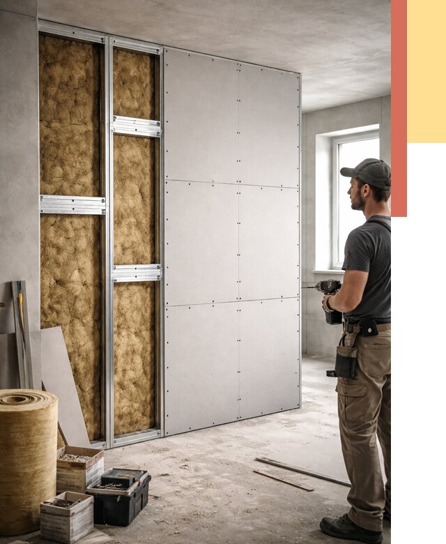 Усиленная перегородка под навеску в Москве от 13710 руб. — монтаж под ключ | ОТДЕЛОЧНИКМск