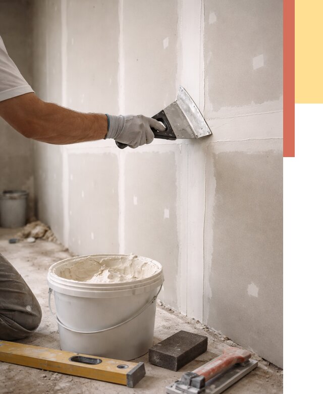 Шпаклевка перегородок из гипсокартона в Москве от 2678 руб. — услуги ОТДЕЛОЧНИКМск