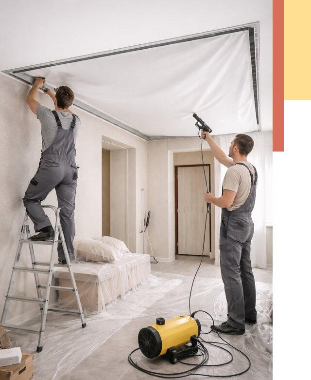 Монтаж натяжного потолка в прихожей в Москве от 2838 руб. под ключ | ОТДЕЛОЧНИКМск