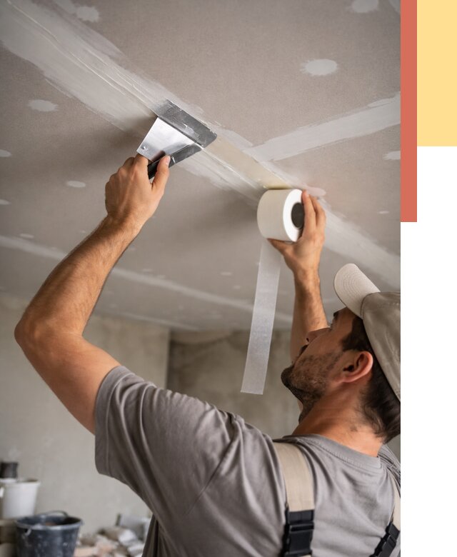 Обработка швов потолка ГКЛ в Москве от 8033 руб. под ключ | ОТДЕЛОЧНИКМск