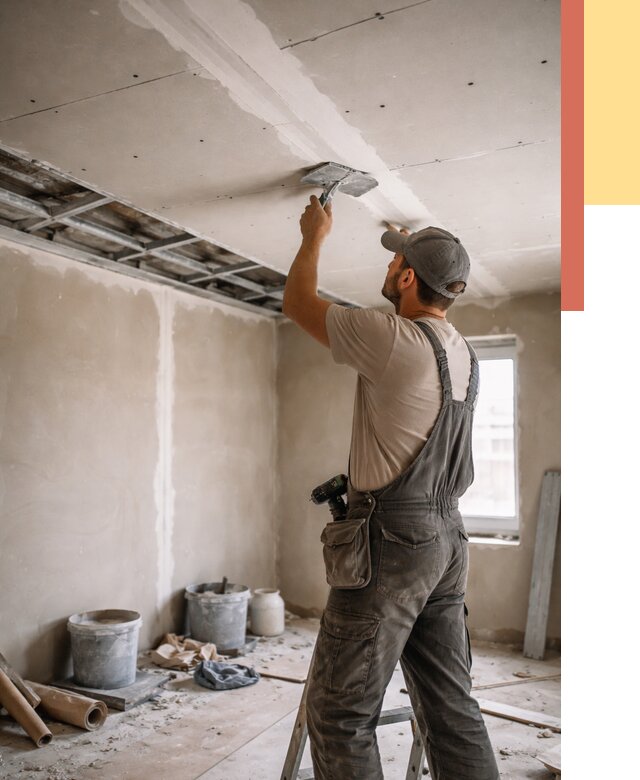 Ремонт потолка из гипсокартона в Москве от 696 руб./м² — быстро и недорого | ОТДЕЛОЧНИКМск