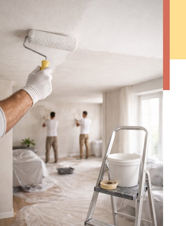 Покраска потолка акриловой краской в Москве от 2678 руб. | ОТДЕЛОЧНИКМск