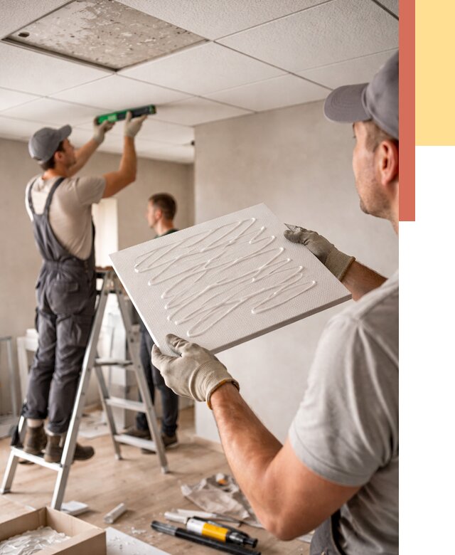 Монтаж потолочной плитки в Москве от 4820 руб. — быстро и недорого | ОТДЕЛОЧНИКМск